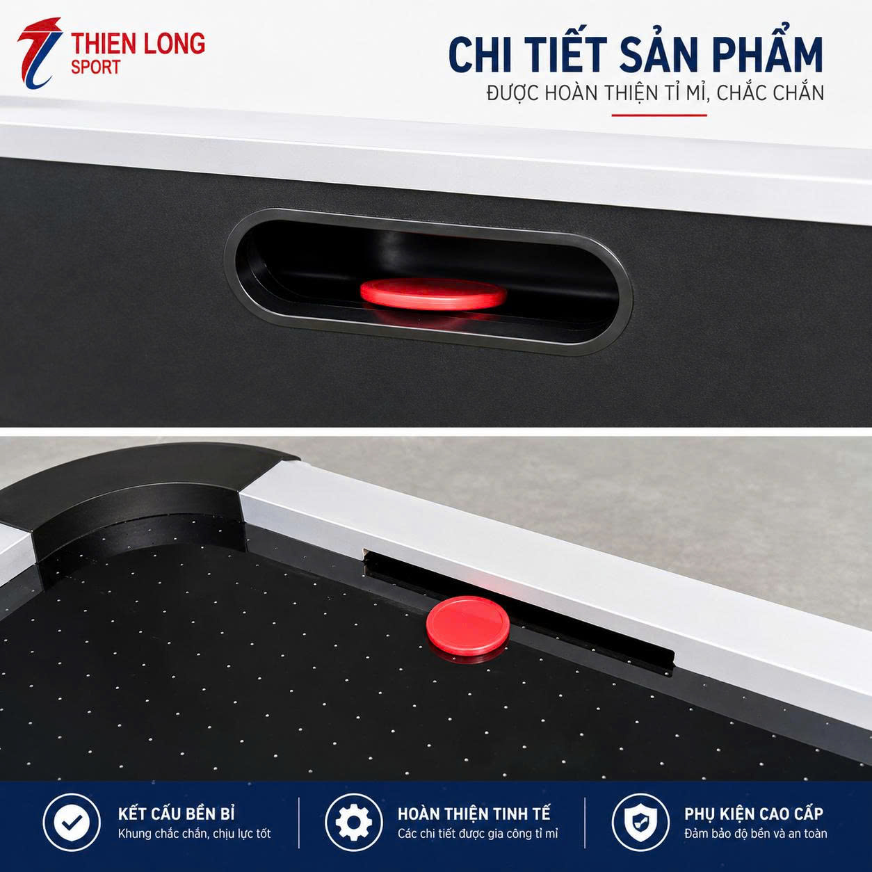 Giá bàn Air Hockey và bàn khúc côn cầu phụ thuộc cấu hình
