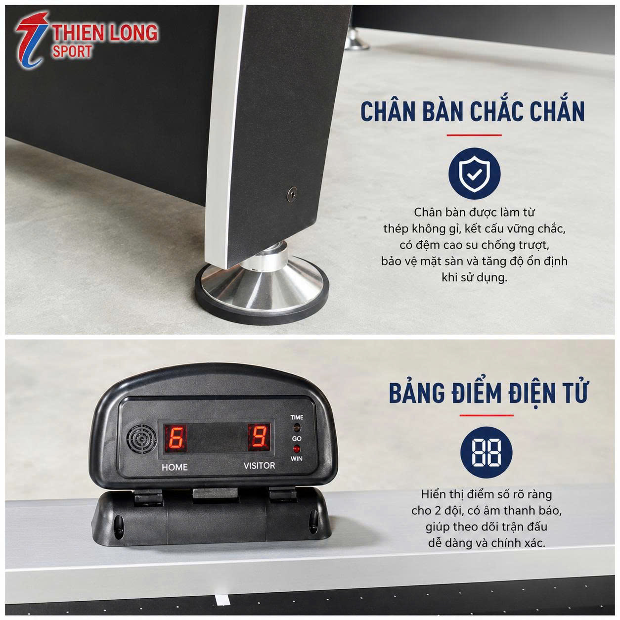 Kích thước bàn Air Hockey và bàn khúc côn cầu