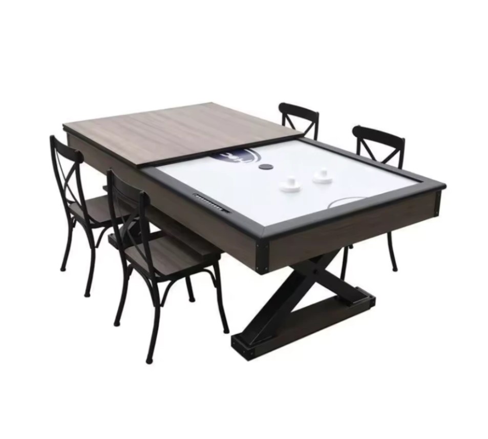 Bàn Air Hockey 2in1 kết hợp bàn ăn cho gia đình